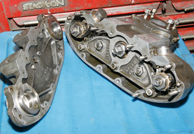 Inside a Shortstroke Cambox with outrigger plate